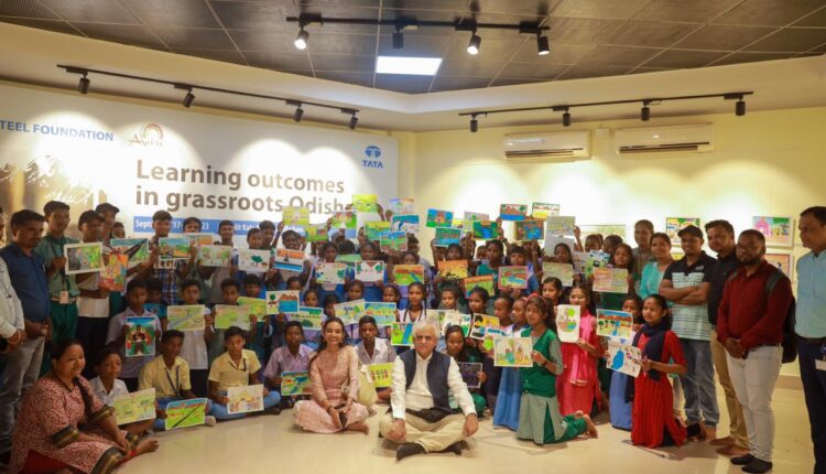 Tata Steel Foundation Organises An Exhibition Of Paintings By Children