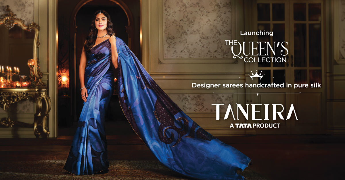 Buy Taneira Blue Cotton Printed Batik Saree With Unstitched Blouse for  Women Online @ Tata CLiQ