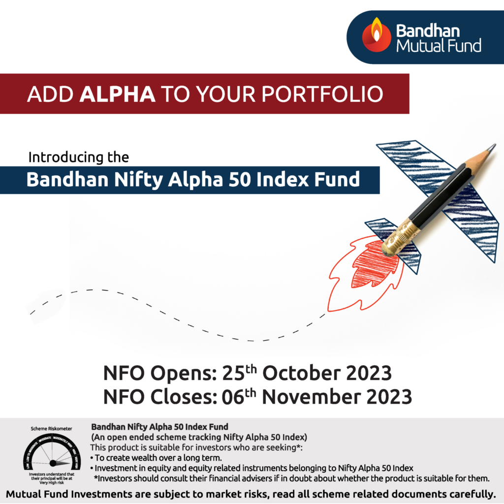 Bandhan Mutual Fund Launches Bandhan Nifty Alpha 50 Index Fund - OdishaHaat